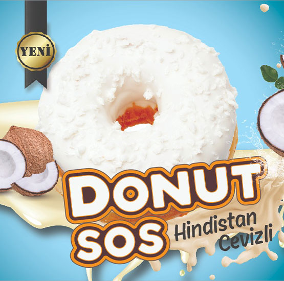 Donut Sos Hindistan Cevizli