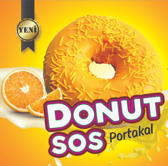 Donut Sos Portakallı