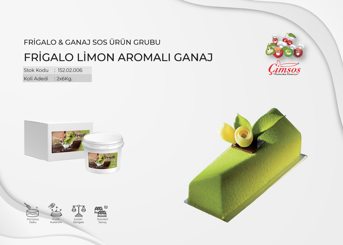 Frigola Limon Aromalı Ganaj