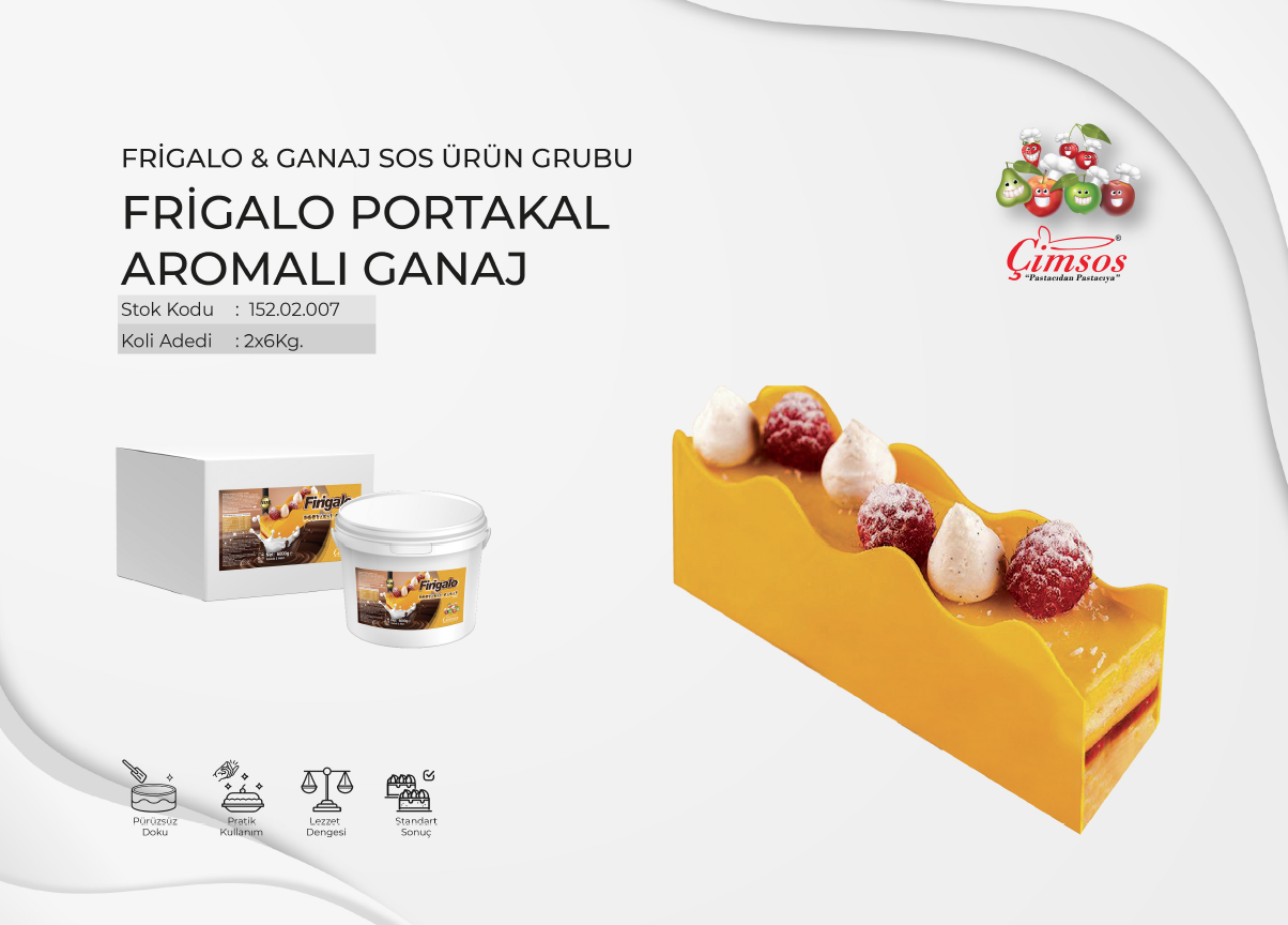 Frigola Portakal Aromalı Ganaj