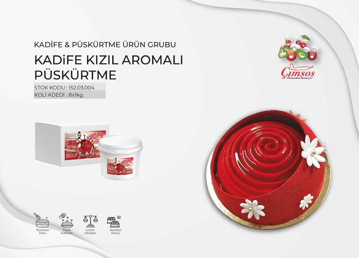 Kadife Kızıl Aromalı Kadife