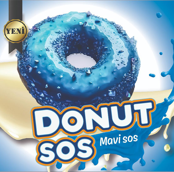 Donut Sos Mavi Sos